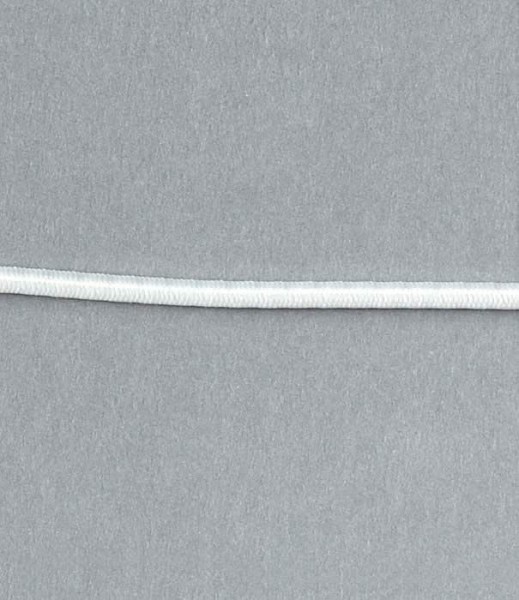 Elastic-Kordel Ø 1 mm weiß
